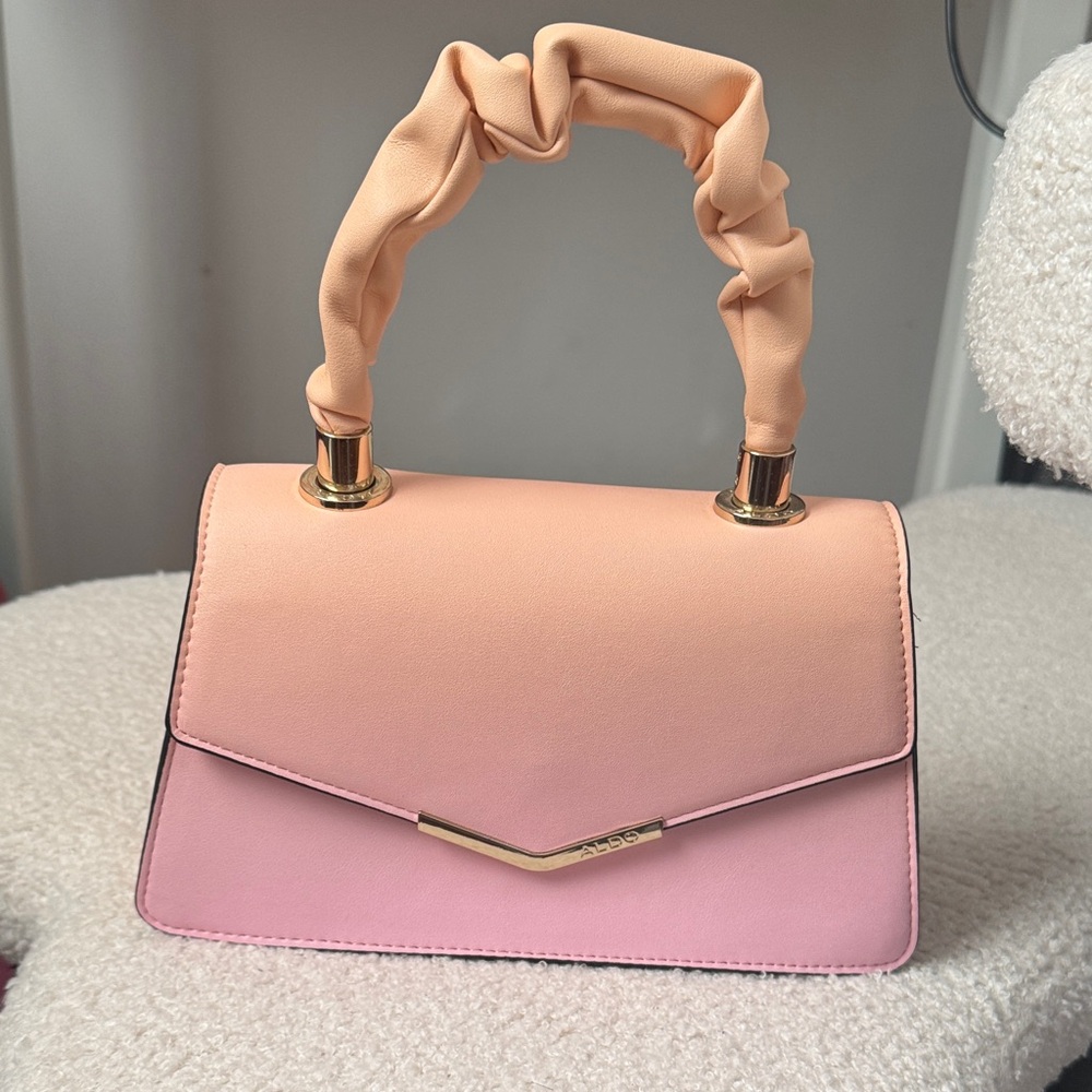 Aldo Peach and Pink Mini Bag